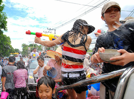 Songkran Water Fight